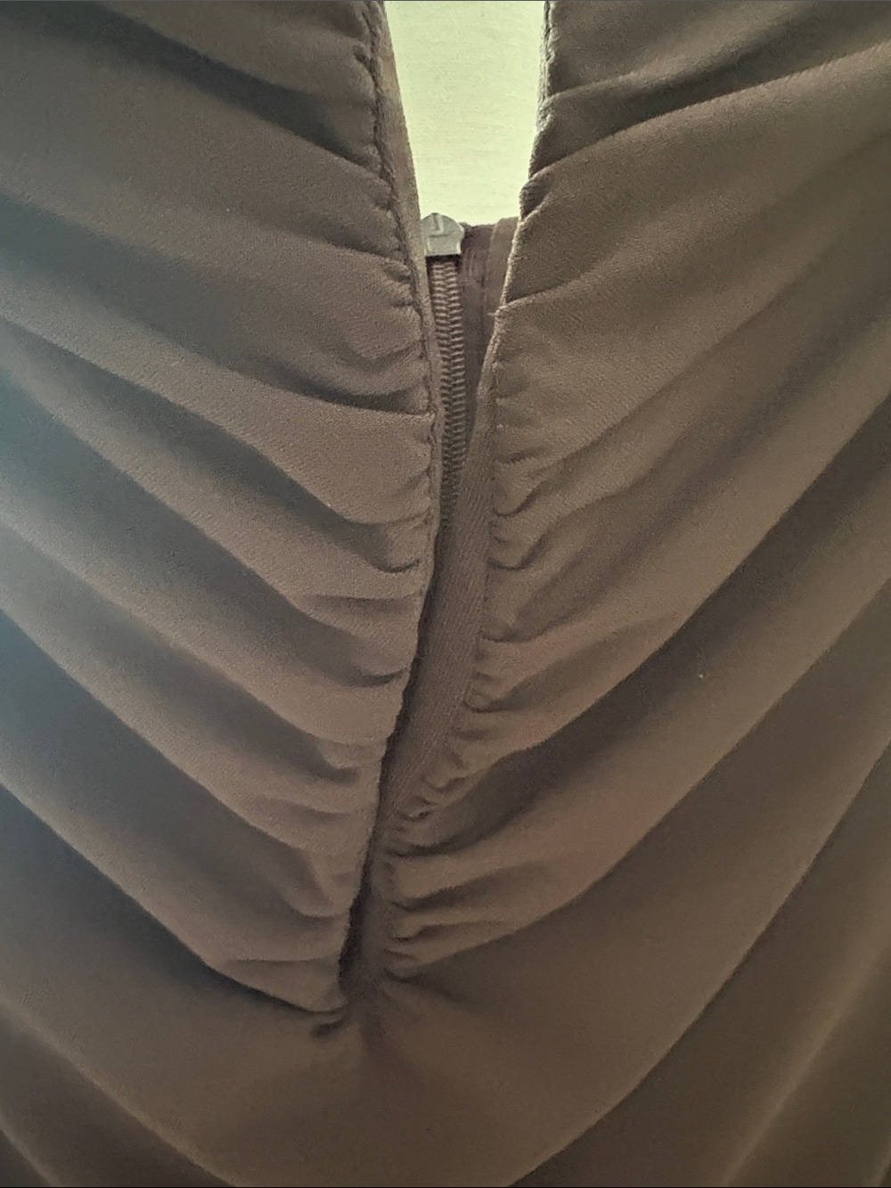 ZARA - Classic Strapless BrownMaxi Dress - Picture 7 of 7